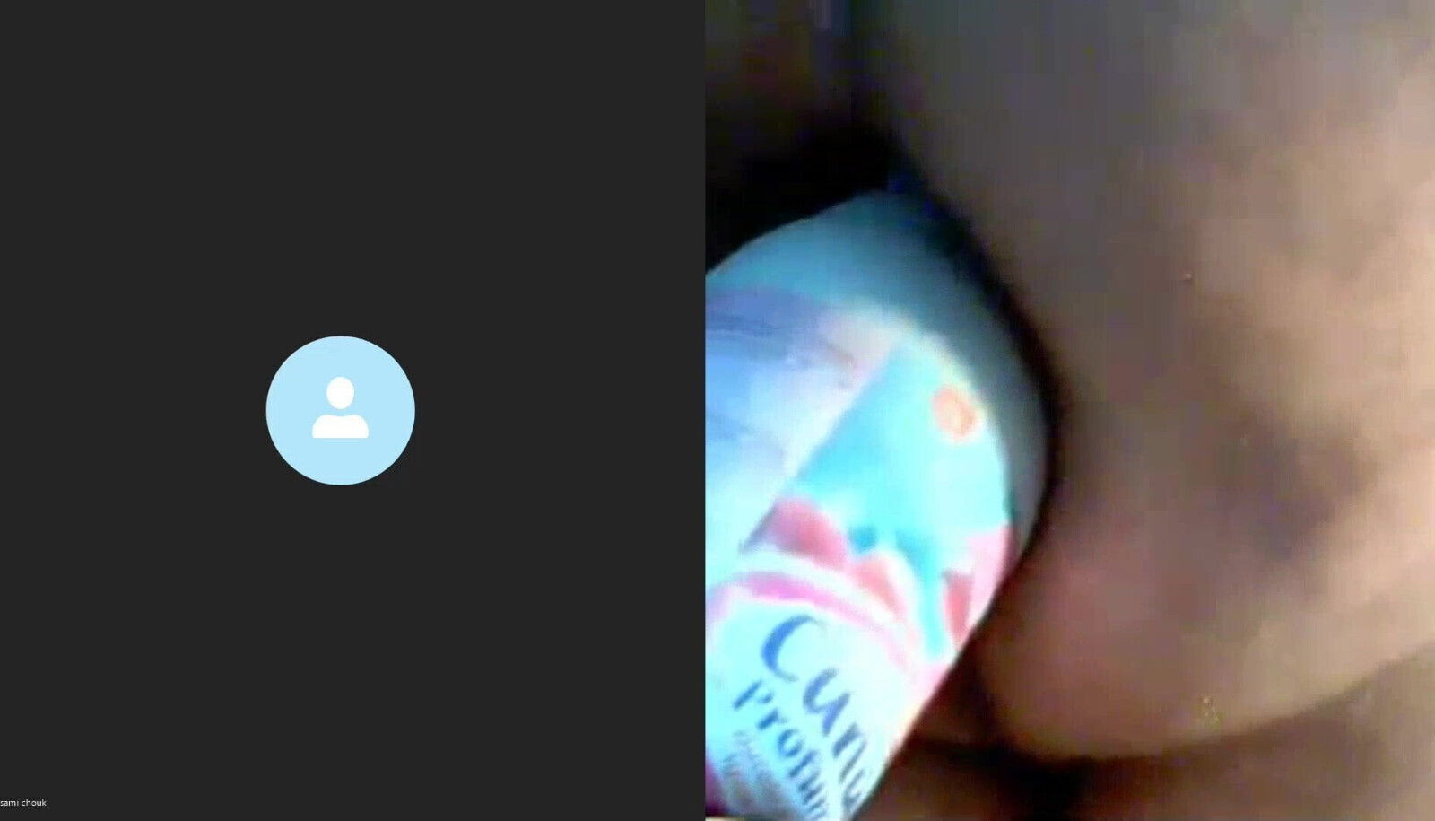 Antonella in Cam with a big dildo in Ass