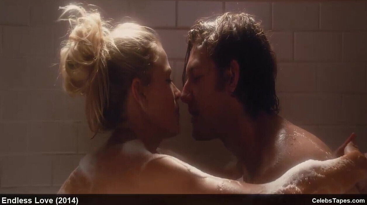 Gabriella Wilde topless romantic video