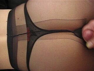 cum on nylon tights pantyhose