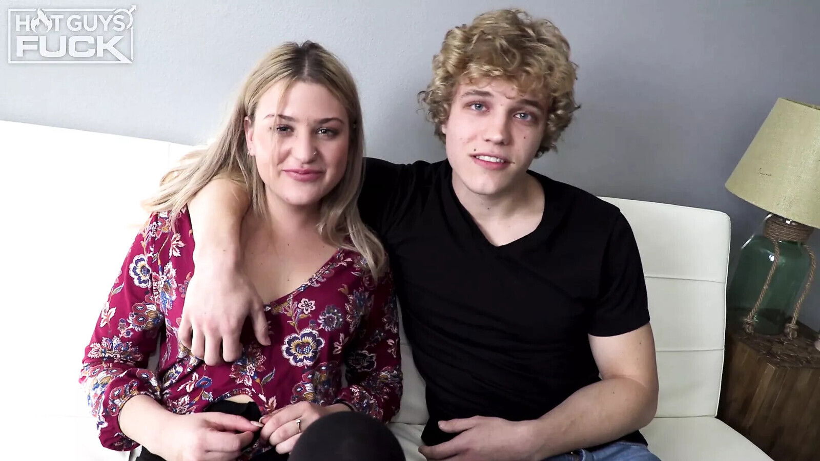 SuperModel with AMAZING smile makes SWEET LOVE blonde!