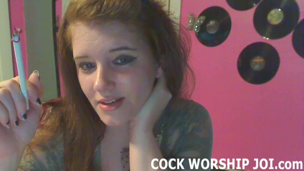 You can smoke a cock while I smoke a cigarette JOI