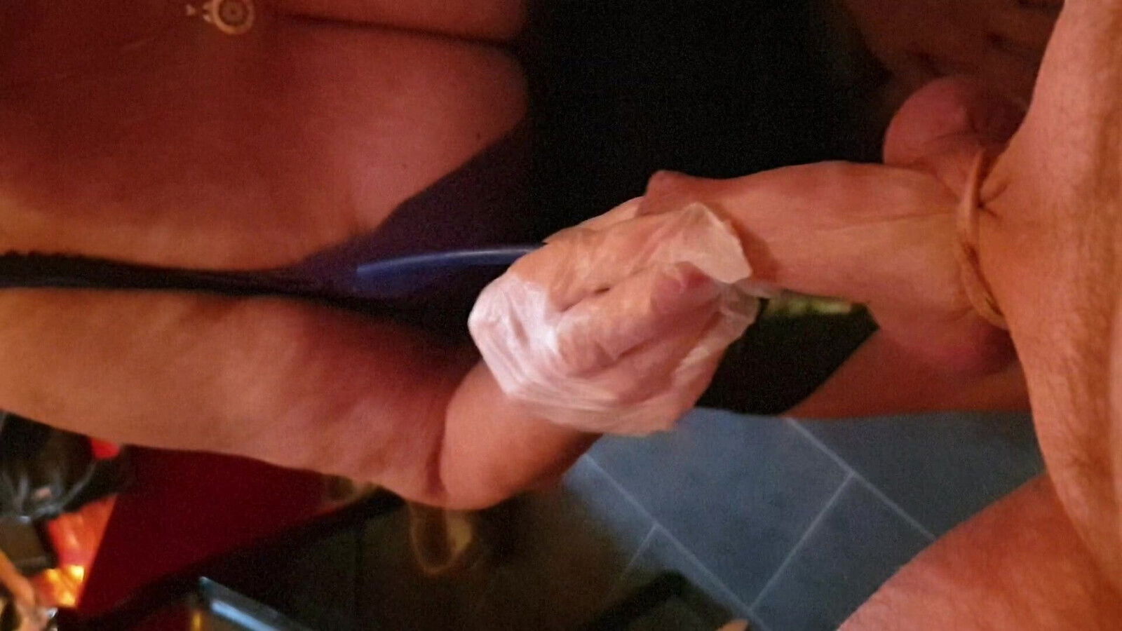 Sounding and Handjob by old mistress