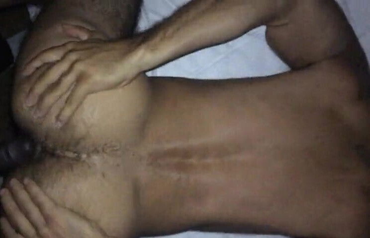 BBC breeds hairy ass latino from Grindr