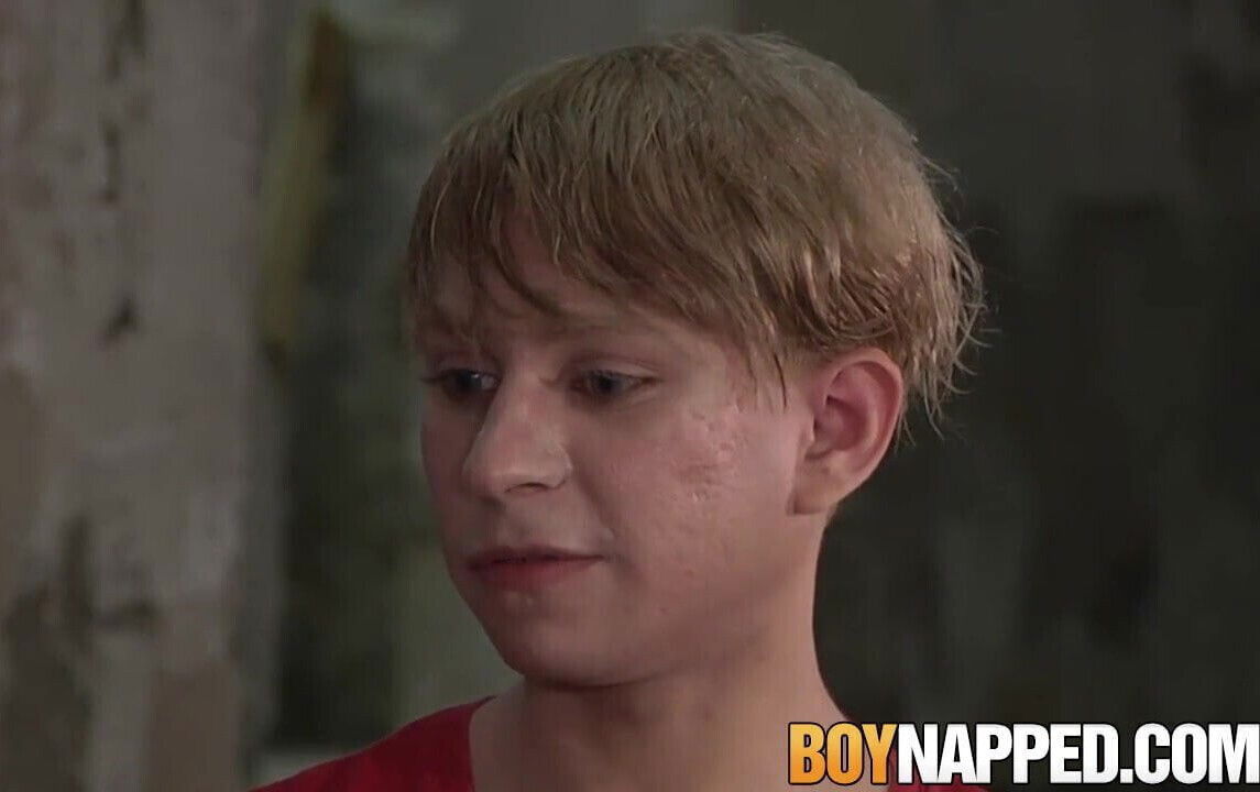 Young sub twink Daniel Hausser tied up in BDSM dungeon