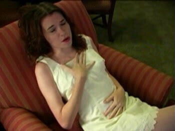 Creamy finger and pussy in tights