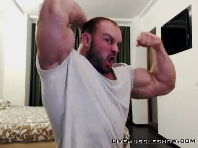 Ultra Intense Alpha Muscle Body Builder Flexes