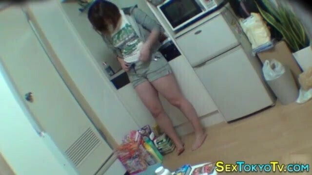 Japanese masturbating writhing happiness