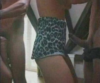 She licks the extra off the table