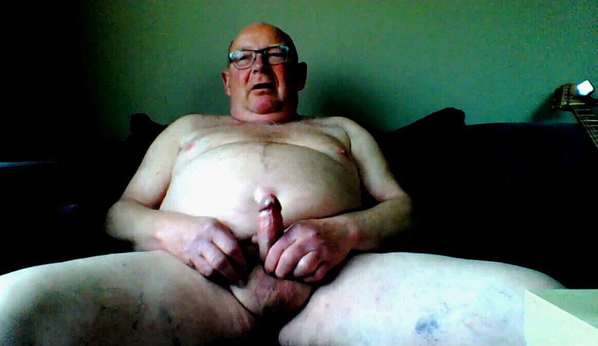 uncut grandpa cums