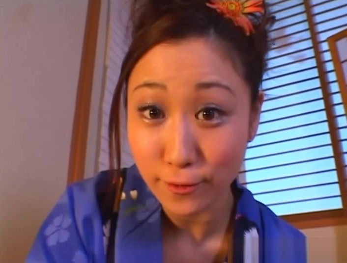 Shizuku Morino naughty Asian milf in kimono gets facial