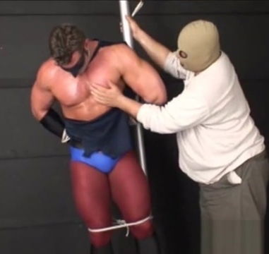 Costumed Superhero Groped