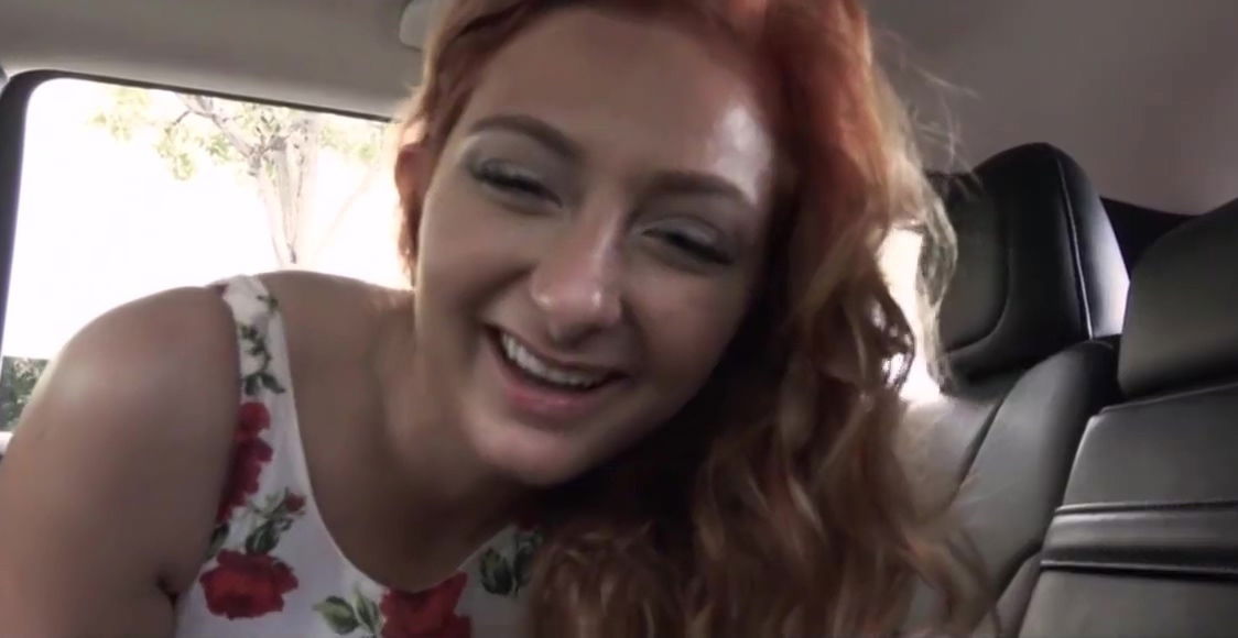 Teen Redhead Fucks Uber Driver