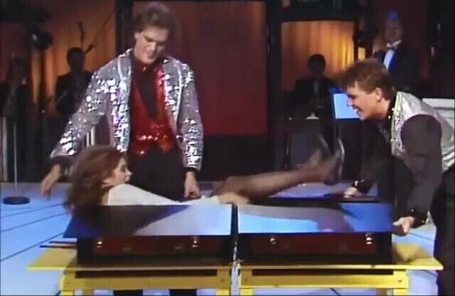 Sawing a girl in half