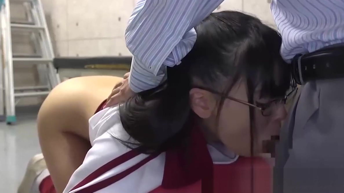Hot japanese teen Airi Sato sucking on teachers big dick