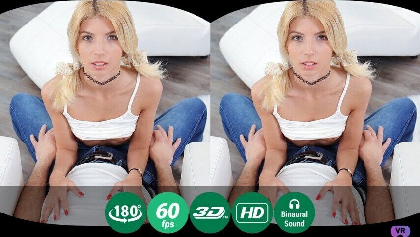 Katti Gold in Dude Fixes Blonde Pussy On A Chair - TMWVRNET