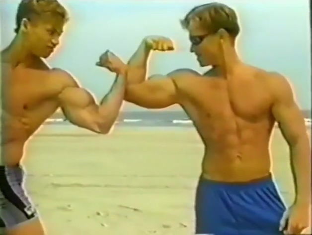 Greg Grove (Matthew Rush) on the beach