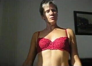 French housewife gets naked then shows off.