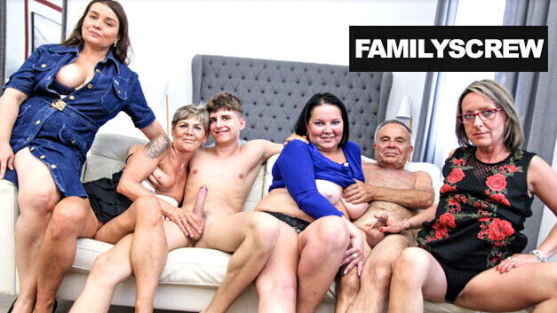 Fucked Grandpa Grandson Sunday Orgy