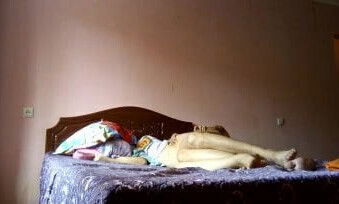 Kazakh slut gets fucked by her neighbor while hubby at work