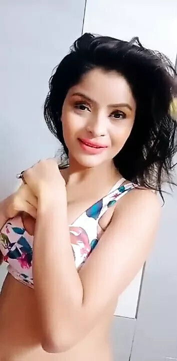 Best tits girl hot live winter bikini best boobs ever