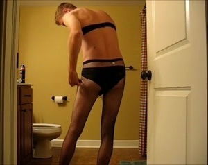 Galore wears tight dress jerks dick