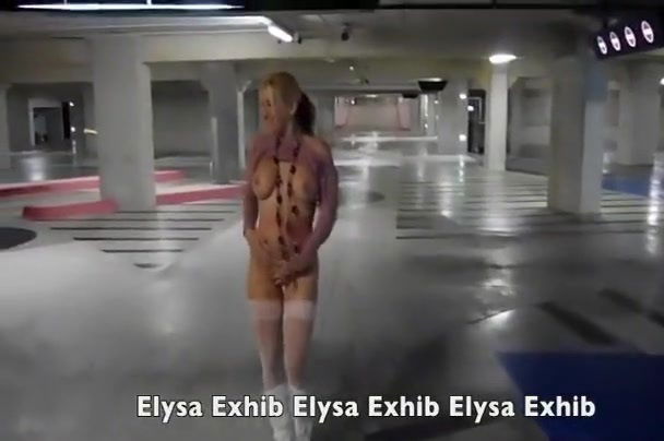 Nude In A Public Parking