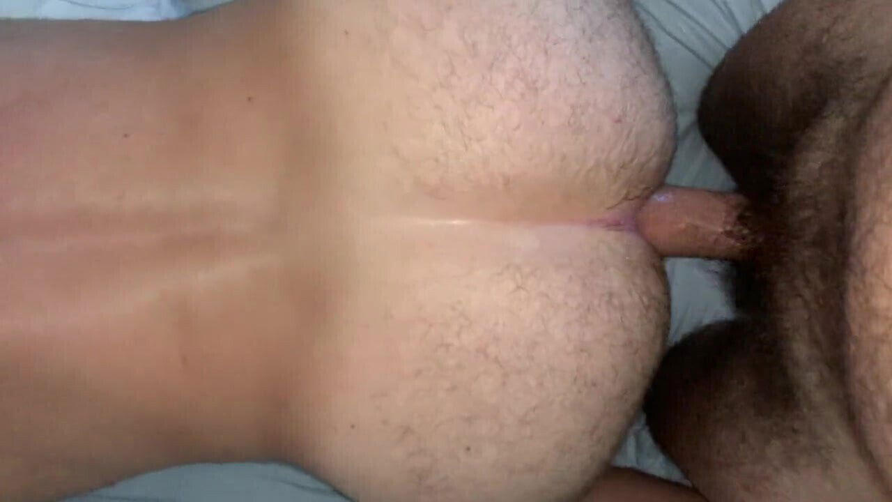 Bearded grandpa getting fucked and eating cum