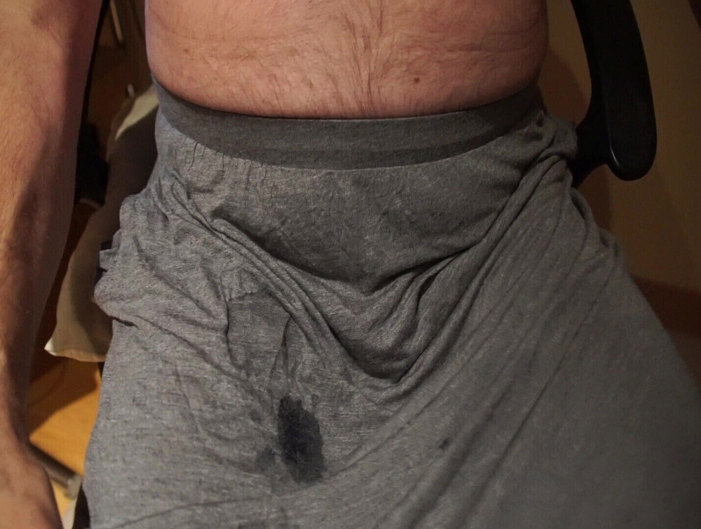 trough long grey skirt