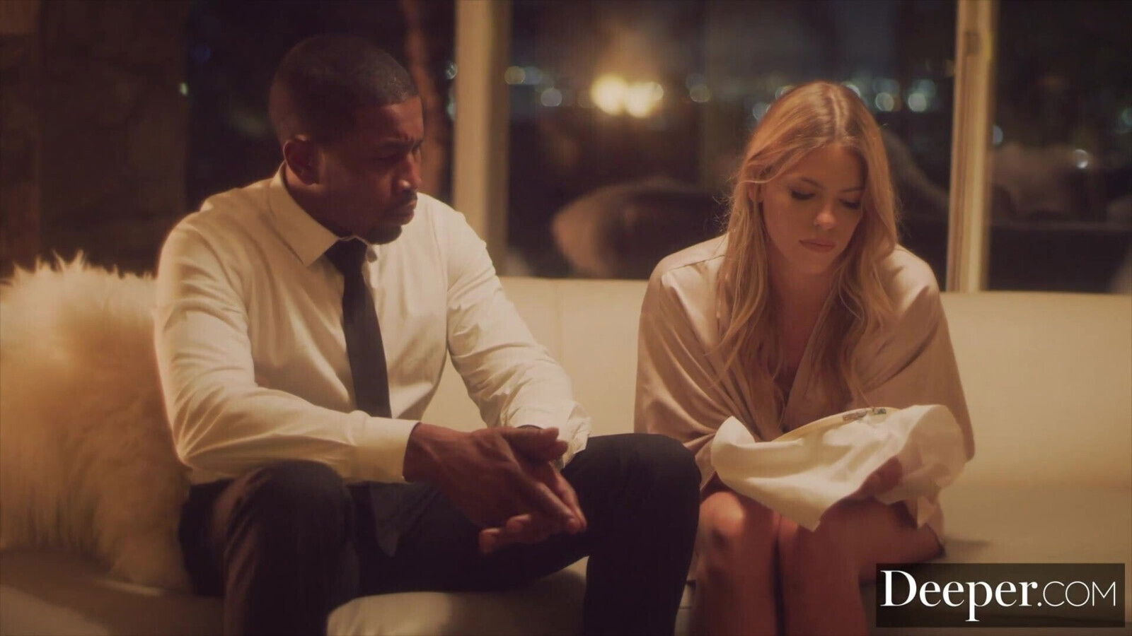 Deeper. BBC Deepthroat by Leah Lee While Husband is Sleeping