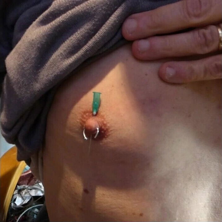 needle auto piercing nipple