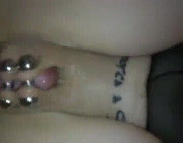 fuckin a pierced pussy harder until he cums in her