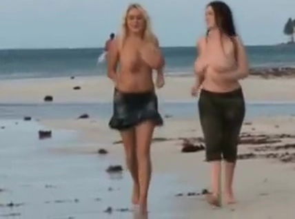 Topless on the beach