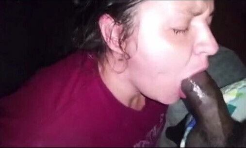 Mature choking on the Black Cock 