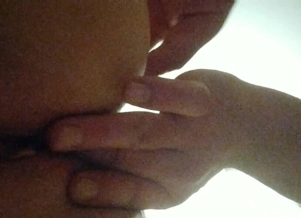 Doggy looking up with bbw gf