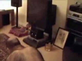 Bald Hairy Dad Couldn't Wait - CLOTHES ON BB-FINGERING-BB-BJ