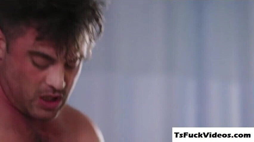 Blonde Nurse Shemale Casey Kisses helps patient