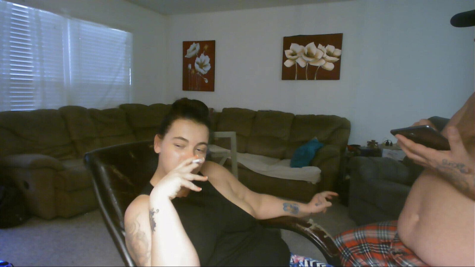 Brother Giving massage coping feel