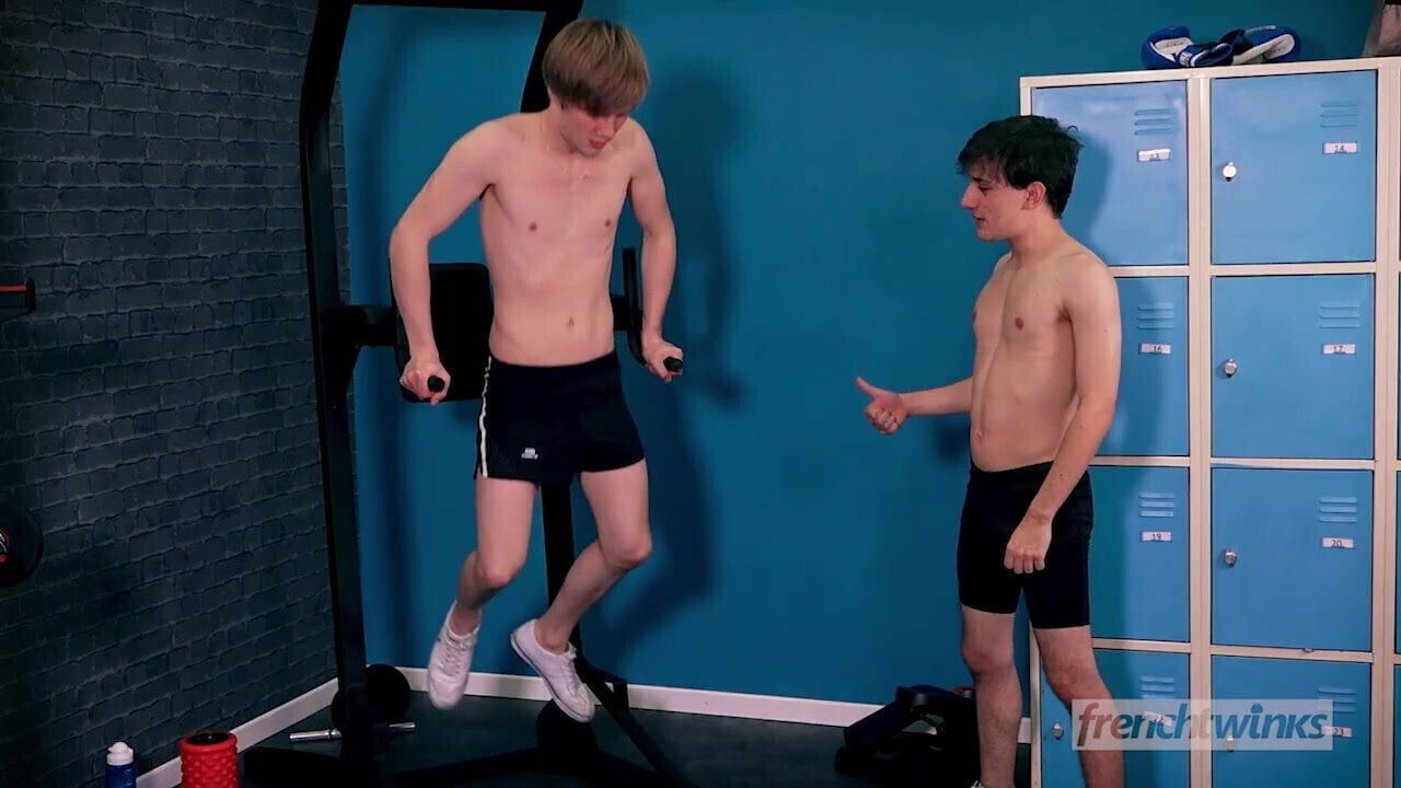 Sporty Jules Justin together first time