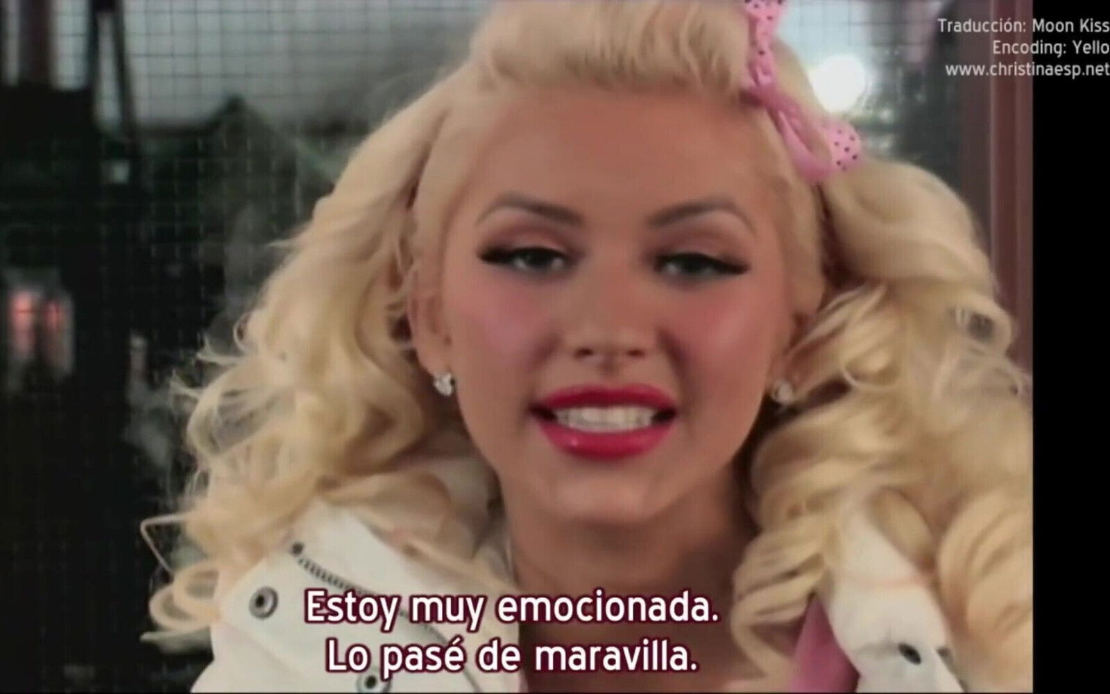 Christina Aguilera candyman behind scenes