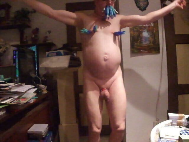 Slave J1306: Dancing Zumba with Clamps on lips and nipples 5