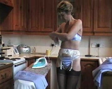 Sara - Doing the ironing