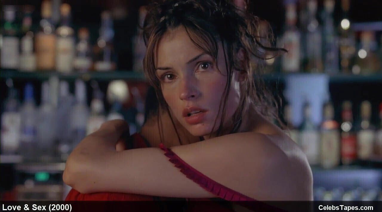 Famke Janssen lingerie and erotic movie scenes
