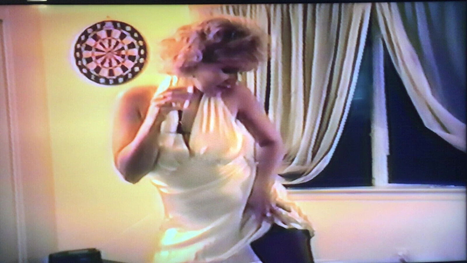 Old VHS tape, Young MILF with perfect tits