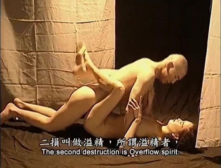 Monk teaches beautiful fairies practice techniques