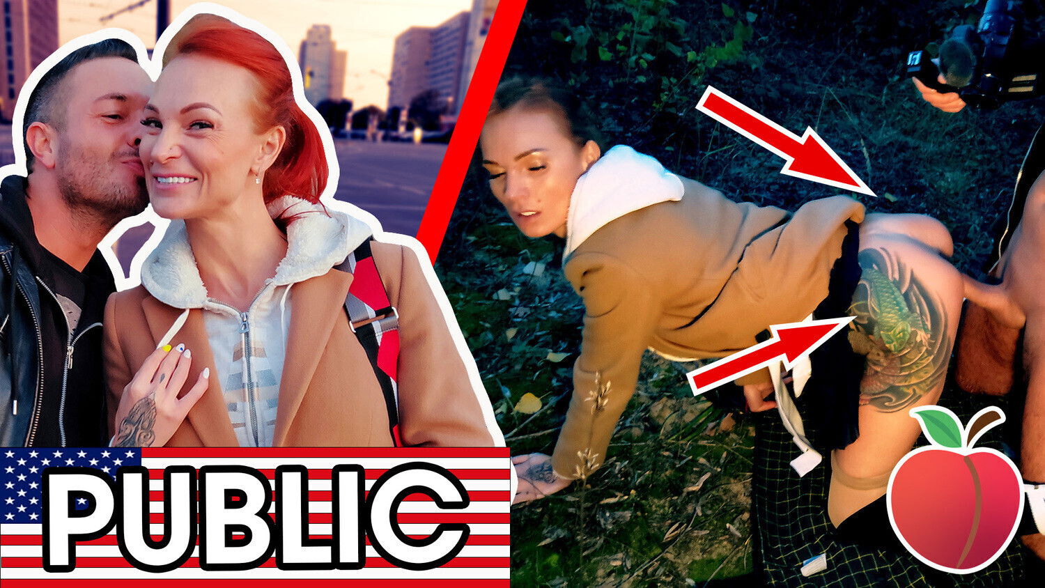 FUCKED behind billboard! KESSIE (ENGLISH) Dates66.com