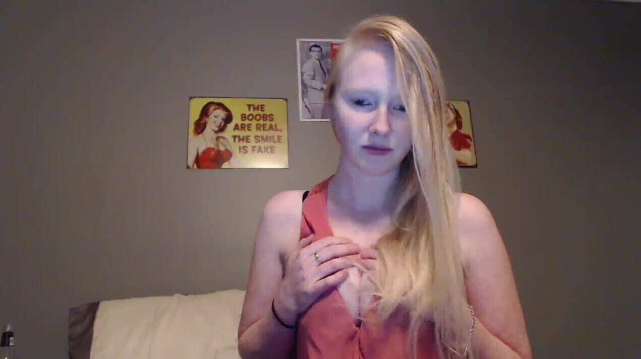 Jane Casper Playing with Vibrator