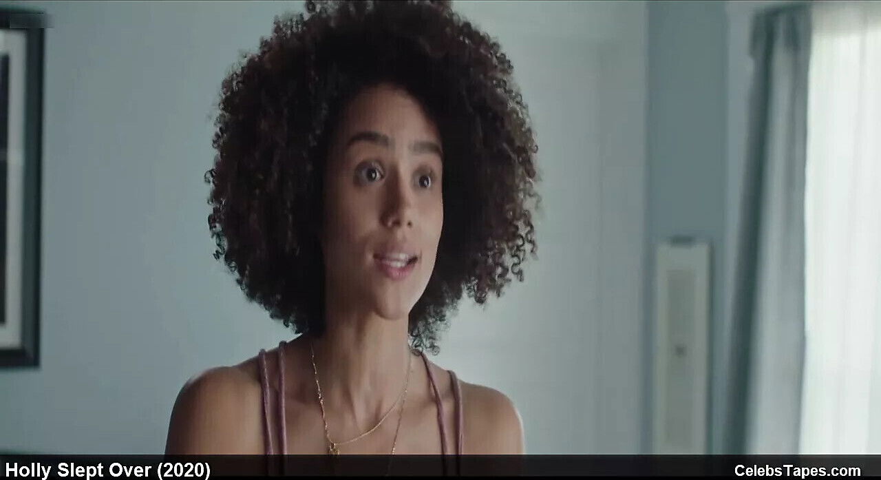 Britt Lower & Nathalie Emmanuel Sexy threesome scene