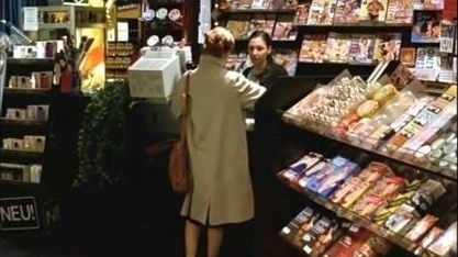 Teacher Erika likes watch porn in the arcade booths