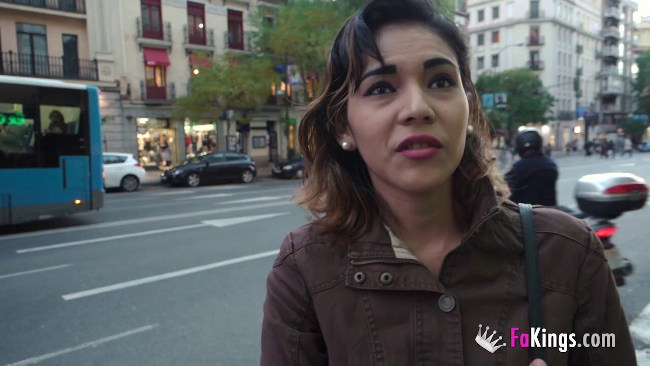 Amateur Latina babe Katia San Andres fucked for some money