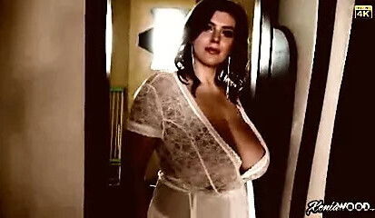 Xenia Wood - White Dress Fuck